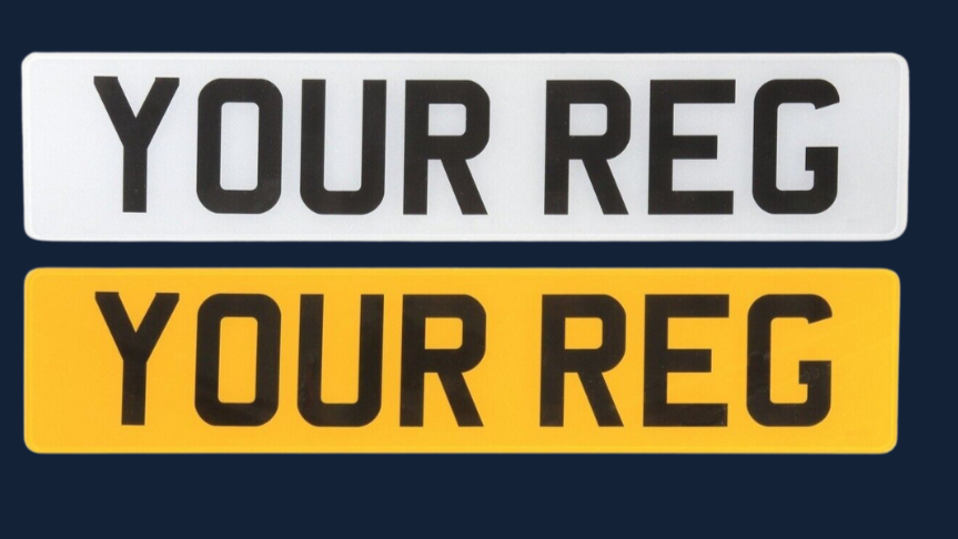 2D UK Legal plates | Made same day